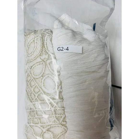 Free People Peasant Blouse S Embroidered Metallic Boho Relaxed Button Up Texture - Picture 12 of 13